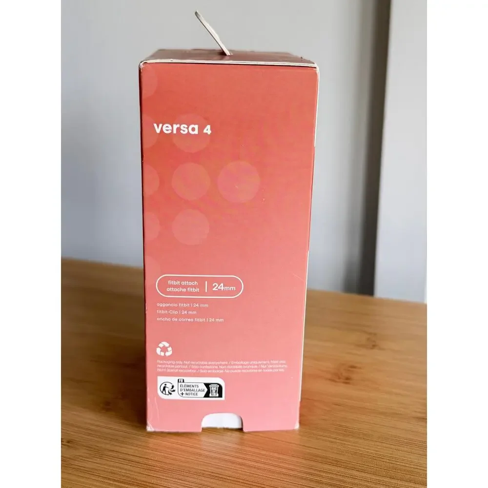 Google Fitbit Versa 4 Smartwatch Pink Sand Copper Rose GPS Fitness Watch